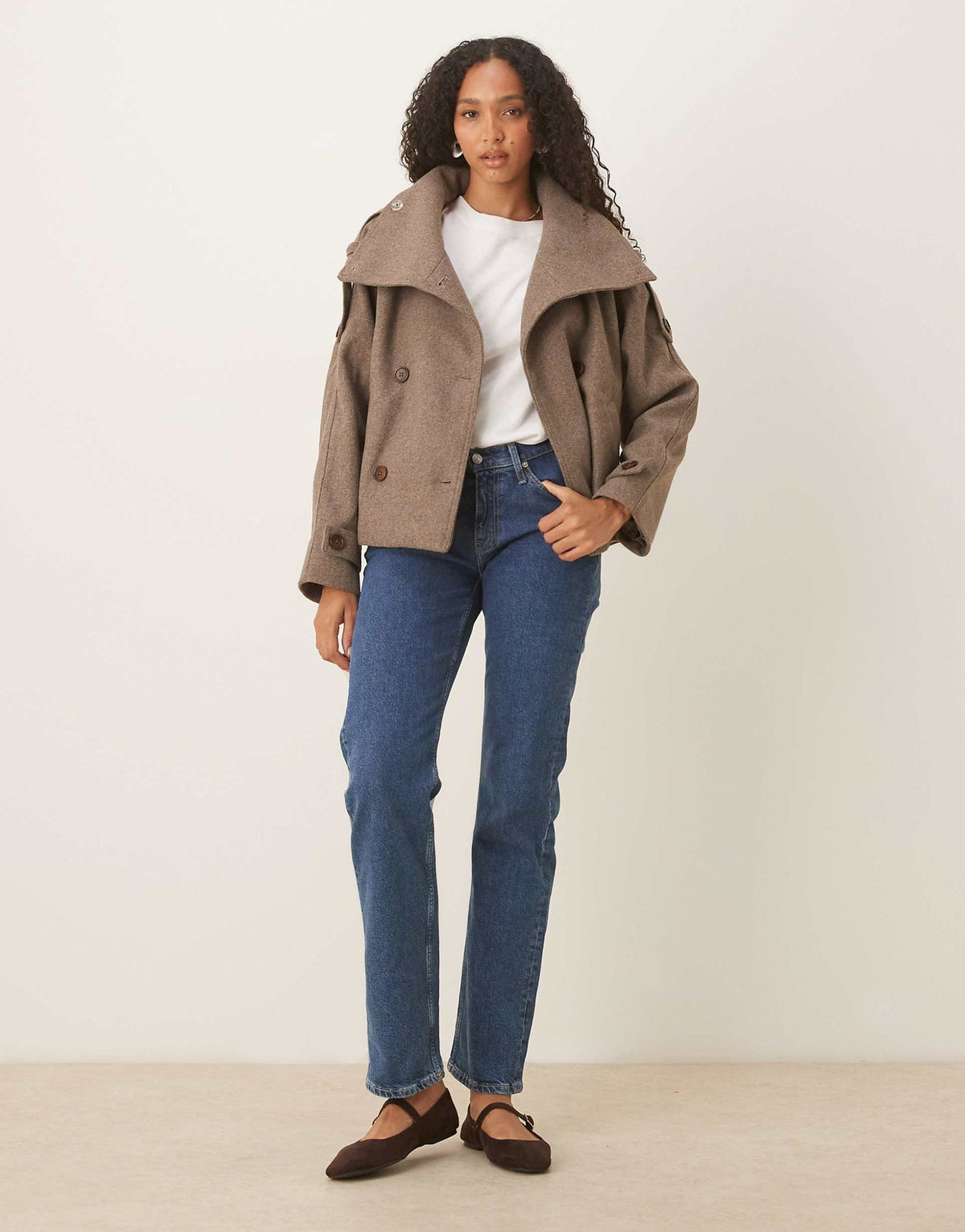 Manteau Apolline, col oversize
