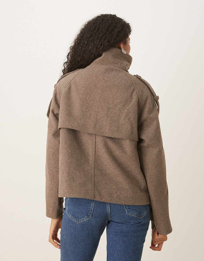 Manteau Apolline, vue de profil