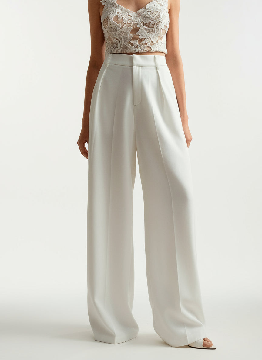 Maison Loma Pantalon Esmee - Blanc