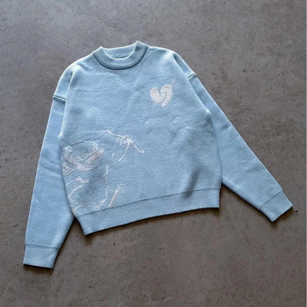 Pull Capucine bleu ciel