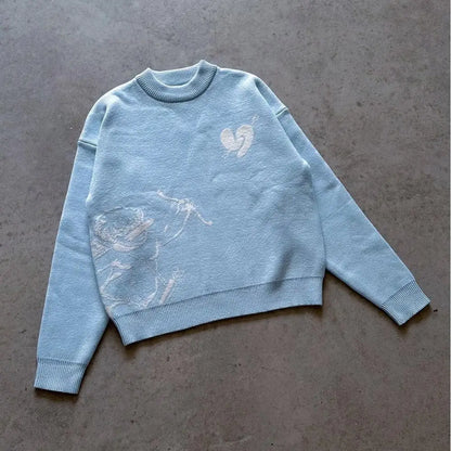 Pull Capucine bleu ciel