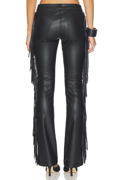 Pantalon Katia à franges, vue de dos