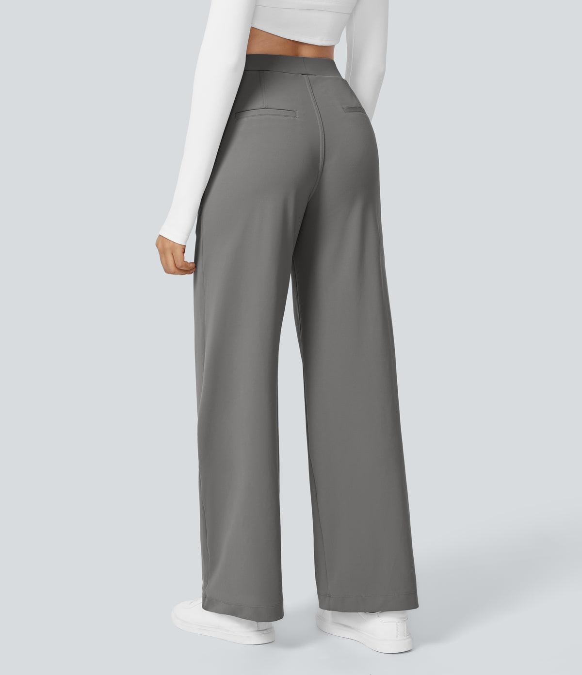 Pantalon Clémence gris, de dos