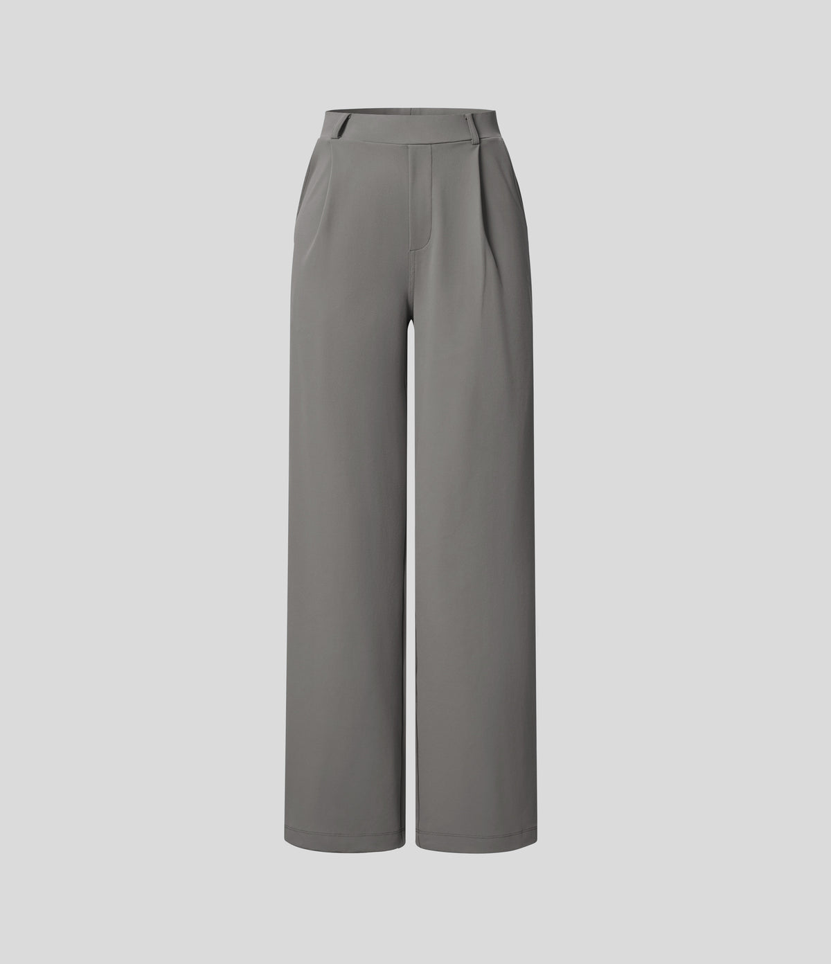 Pantalon Clémence gris, à plat