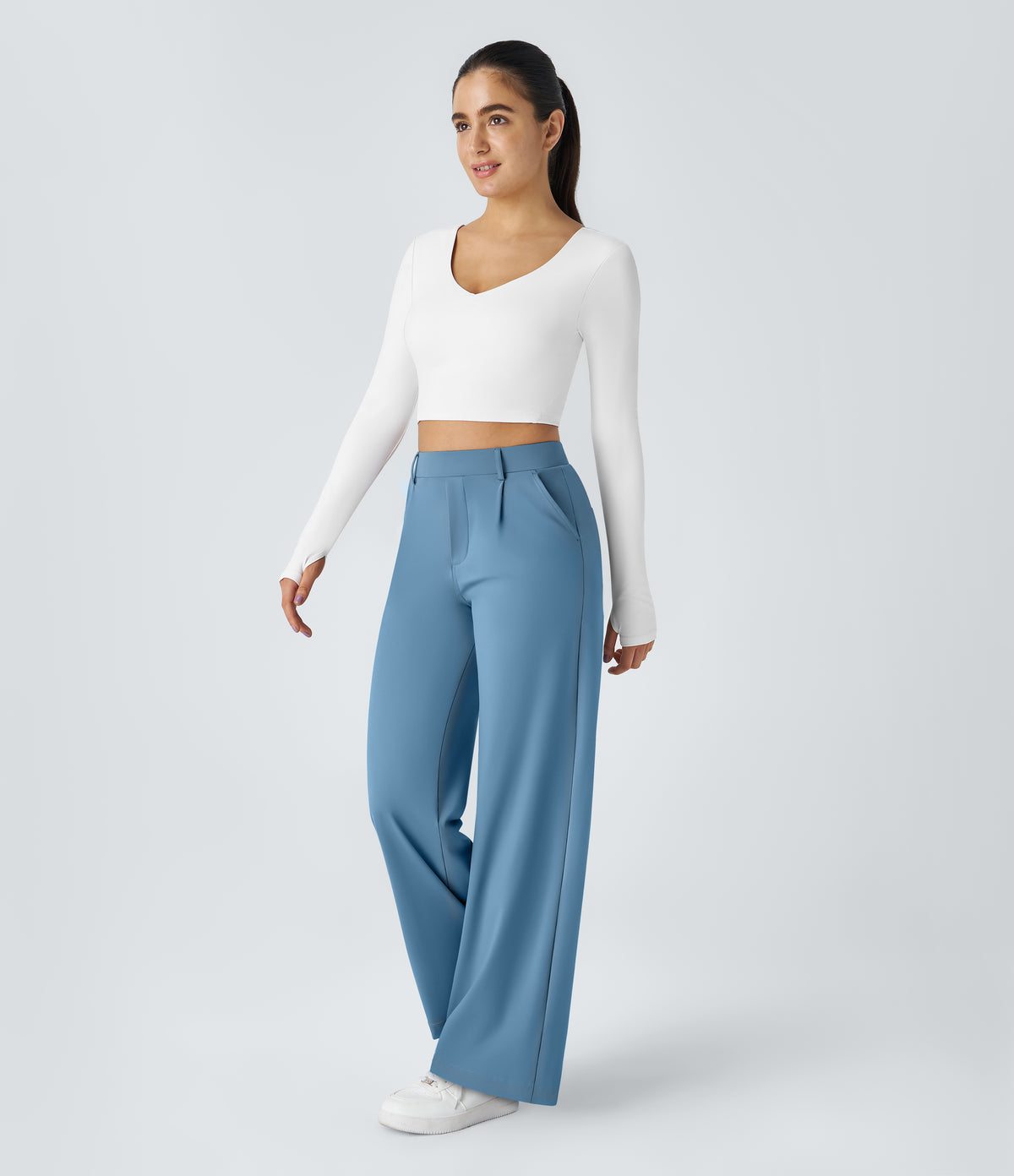 Pantalon Clémence bleu