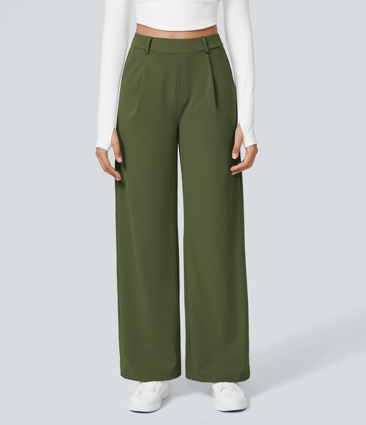 Pantalon Clémence kaki