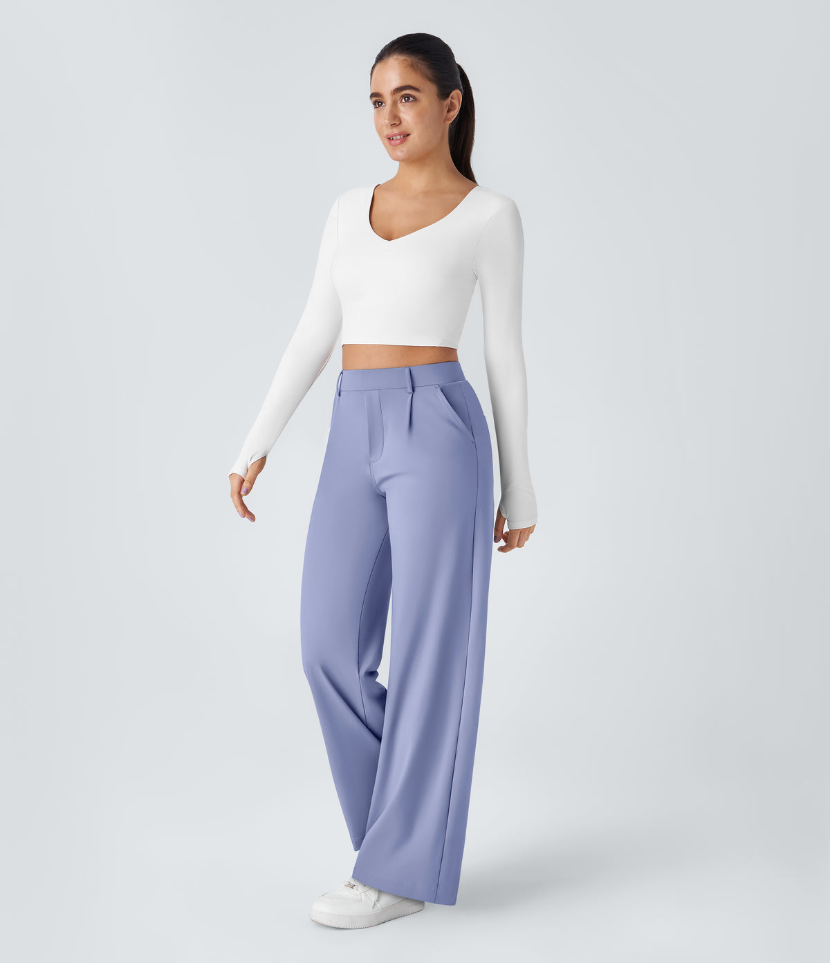 Pantalon Clémence lavande