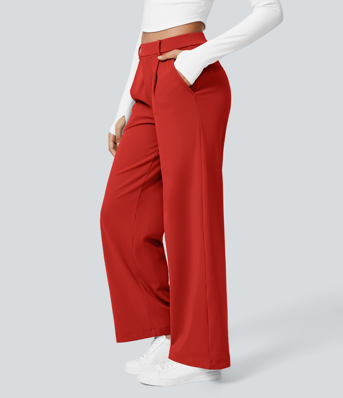 Pantalon Clémence rouge
