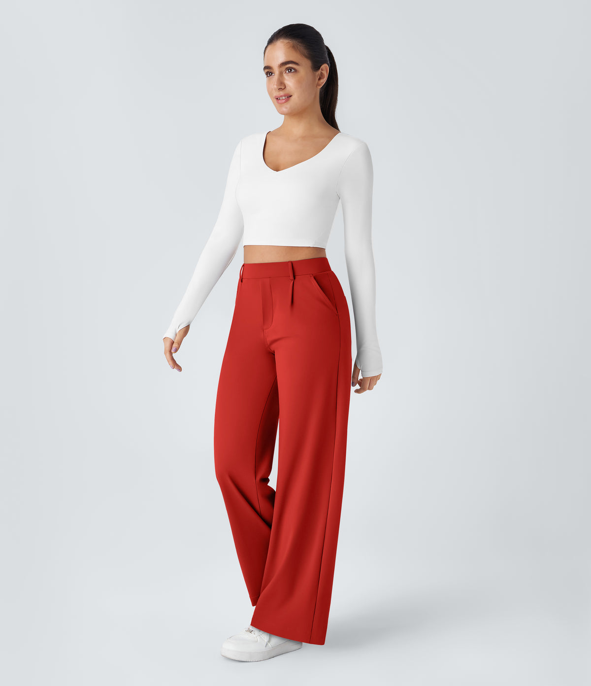 Pantalon Clémence rouge
