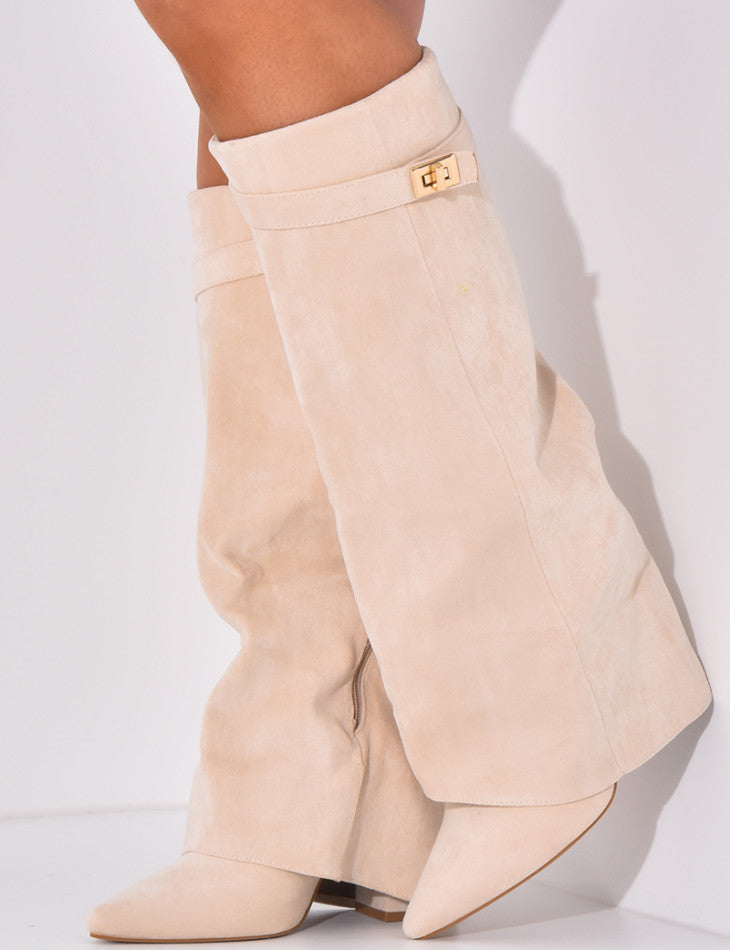 Bottes Élise beige