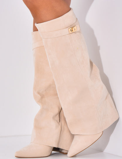 Bottes Élise beige